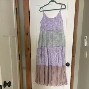 Roller Rabbit Tiered Maxi Dress NWT